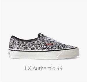Vans Women's LX Authentic 44 Daisy Sneakers in Black/White