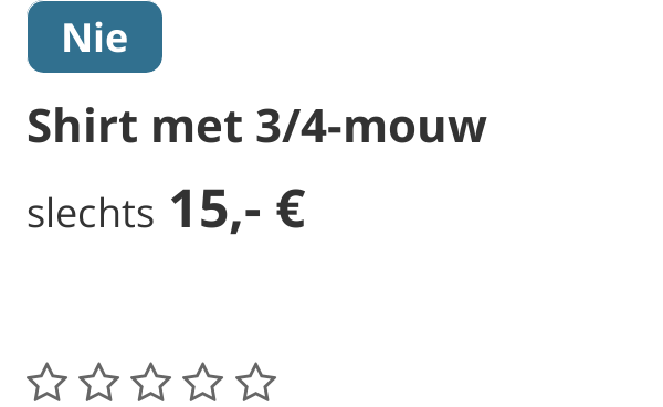 Onze favorieten