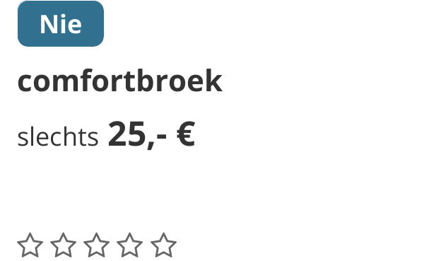 Onze favorieten
