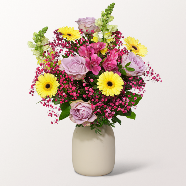 Wunderschöne: Blumenstrauß Sommerfreude mit 2 Gratis-Geschenken für 37,99 €