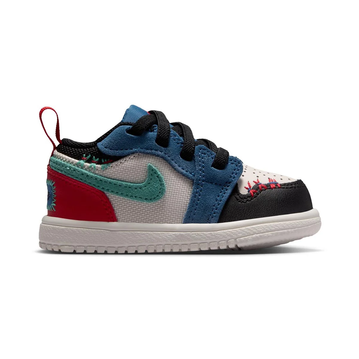Image of Jordan 1 Low Alt SE 'True Blue Red Kinetic Green' Baby/Toddler Shoes