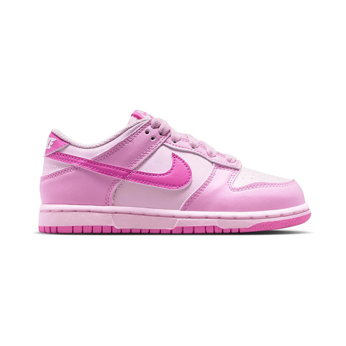Image of Nike Dunk Low 'Pink Rise Pink Foam' Little Kids' Shoes
