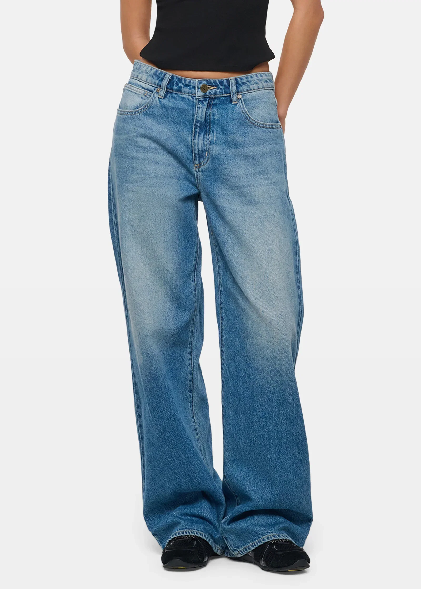 Image of 95 Mid Straight Denim Jeans