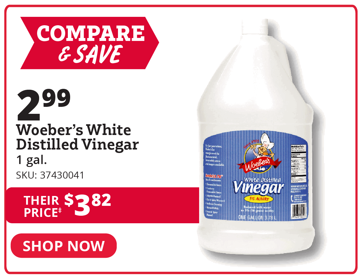 woeber's distilled vinegar