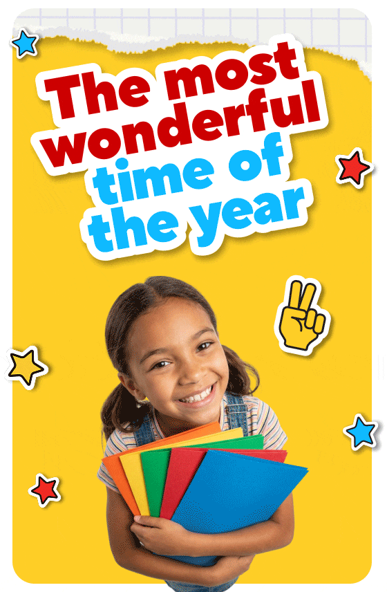 The most wonderful time of the year
As low as $2.99 for trending school supplies
As low as $4.99 for classroom cleaning supplies
As low as $249.99 for laptops
$29.99 Staples TECH wireless keyboard and mouse
