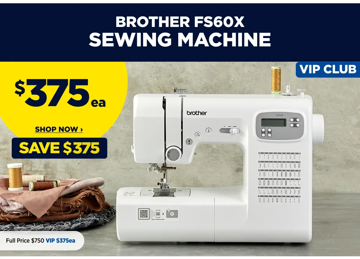 VIP $375ea Brother FS60X Sewing Machine