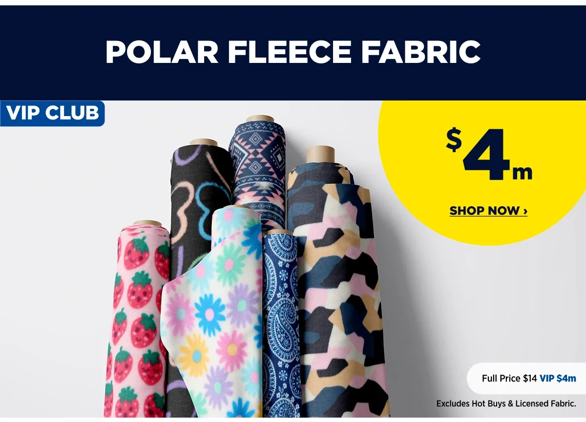 VIP $4m Polar Fleece Fabric