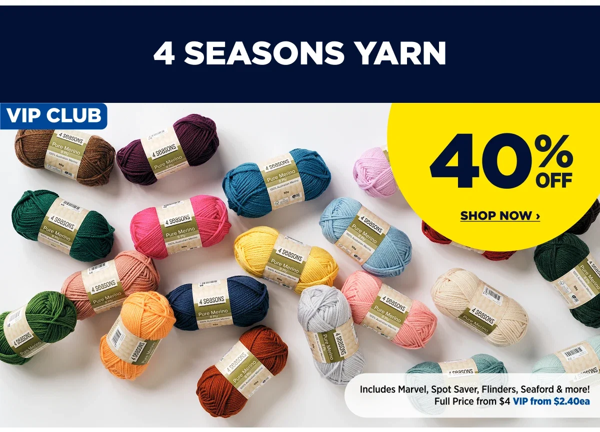 VIP 40%off 4 Seasons Yarn