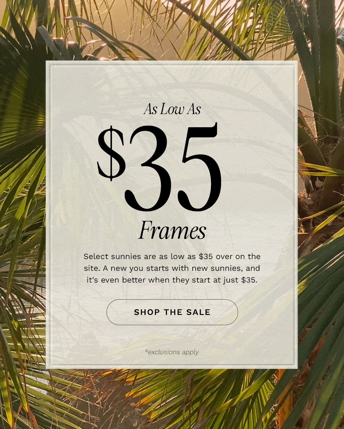 Find Frames As Low As $35