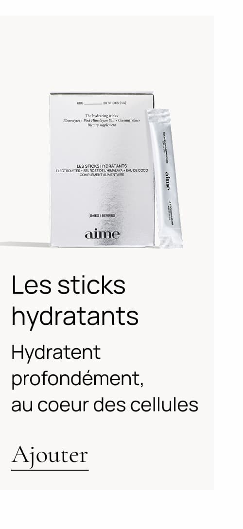 Les sticks hydratants