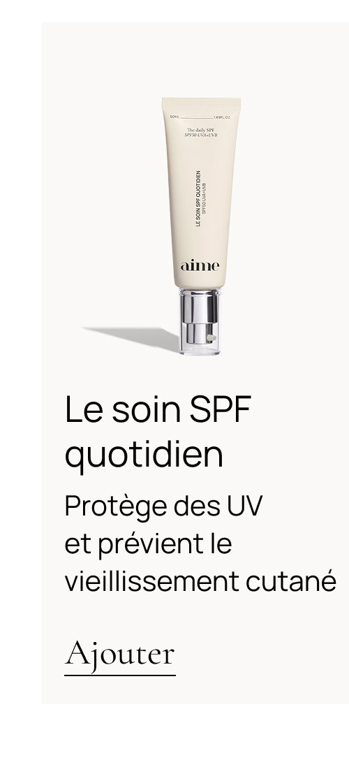 Le soin SPF quotidien