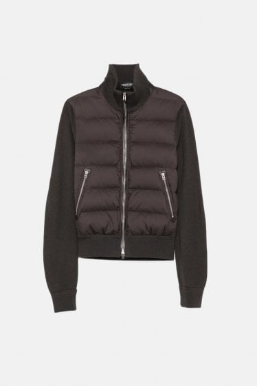 NYLON DOWN CARDIGAN