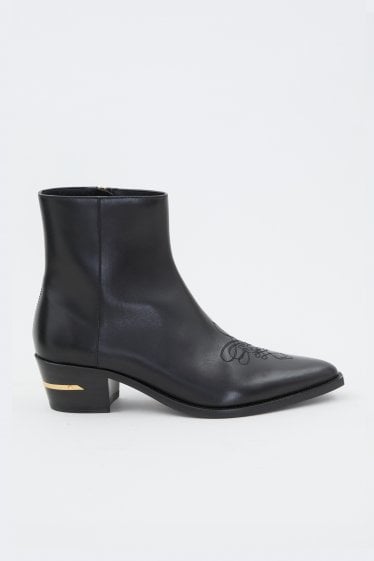 LEATHER MA POINTY BOOT