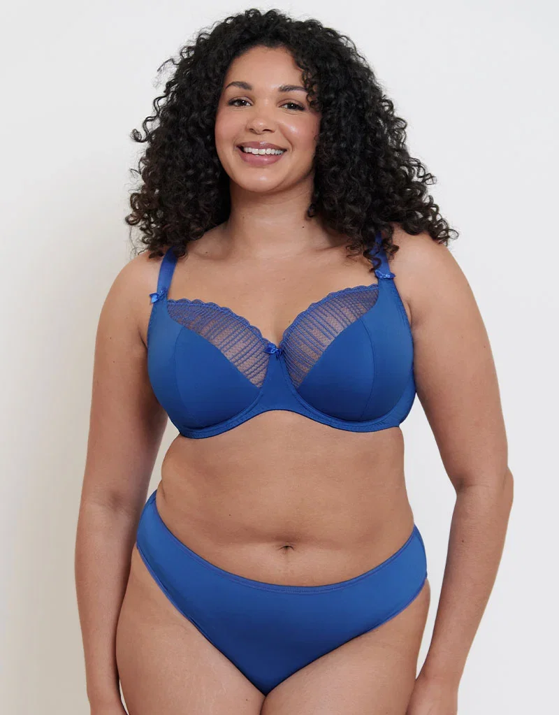 Flirtelle Riley Balcony Bra Marine Blue