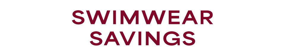 Swimwear Savings 