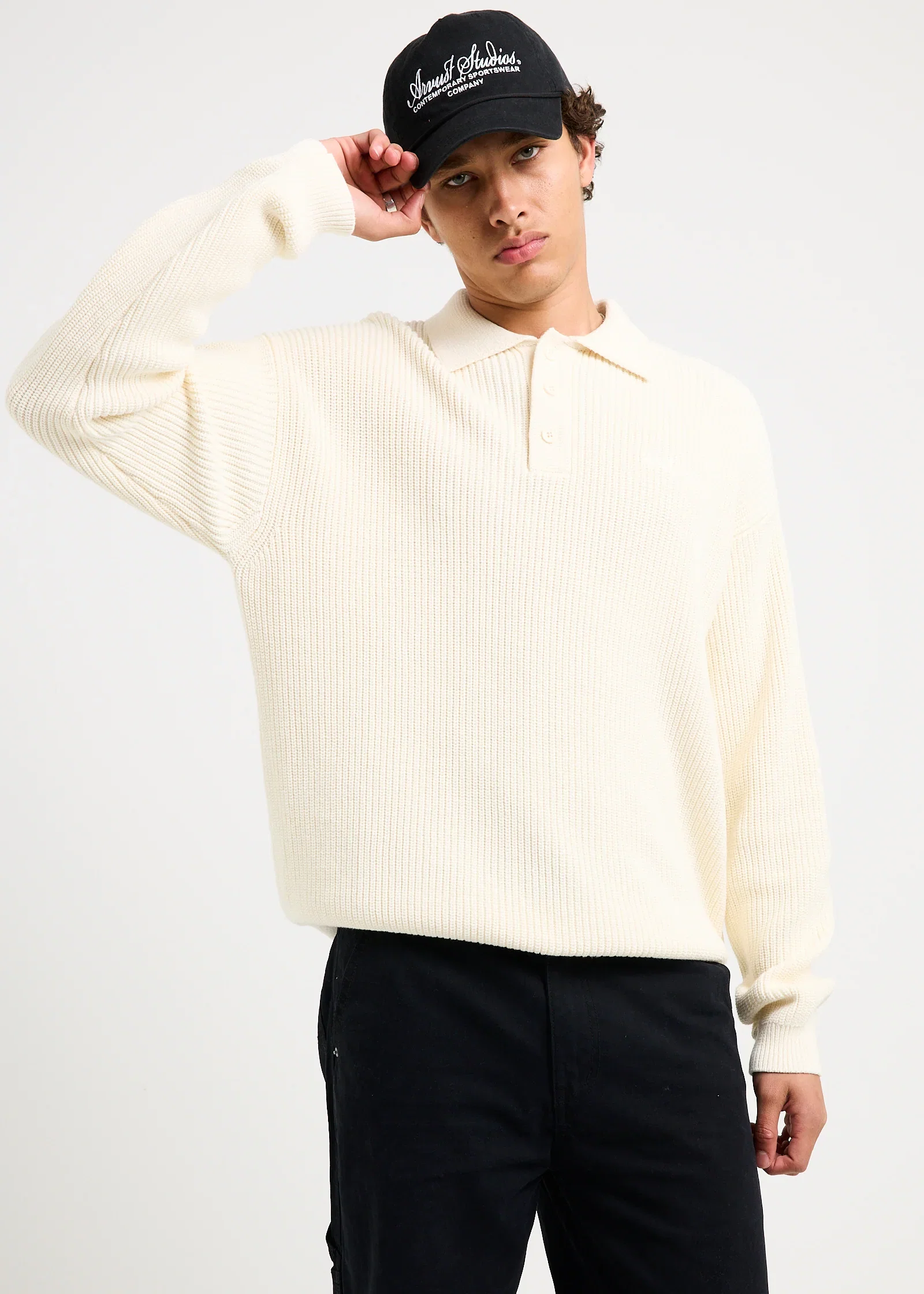 Image of Location Knit Polo Shirt