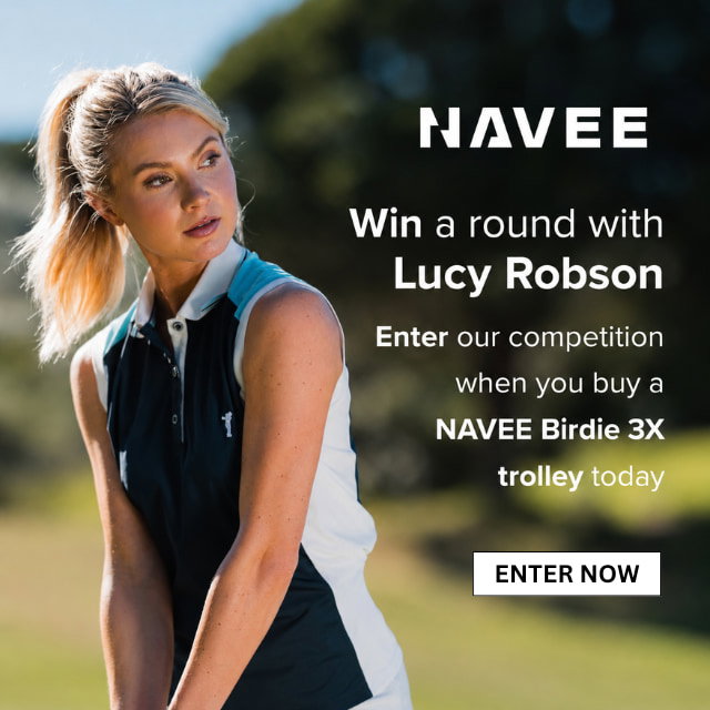 Win a Round of Golf with Lucy Robson When You Buy a NAVEE Birdie 3X