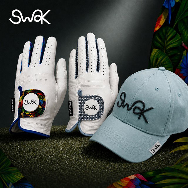 SWAK golf gloves and cap collection