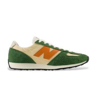 Zapatillas de piel 471 verde