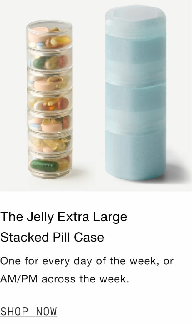 Click to shop The Jelly Extra Large Stacked Pill Case
