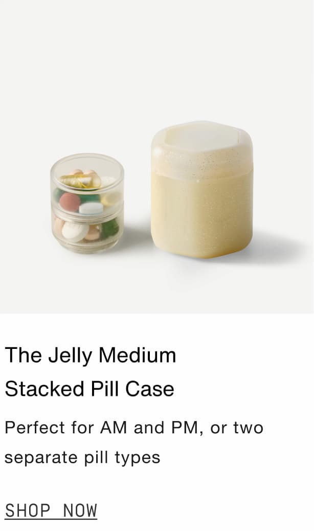 Click to shop The Jelly Medium Stacked Pill Case