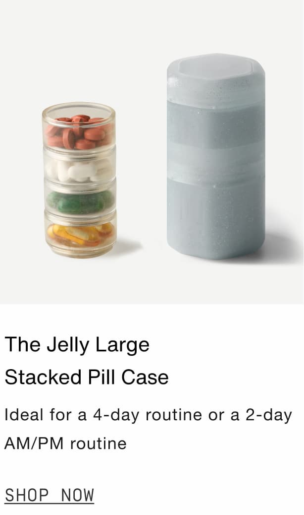 Click to shop The Jelly Large Stacked Pill Case