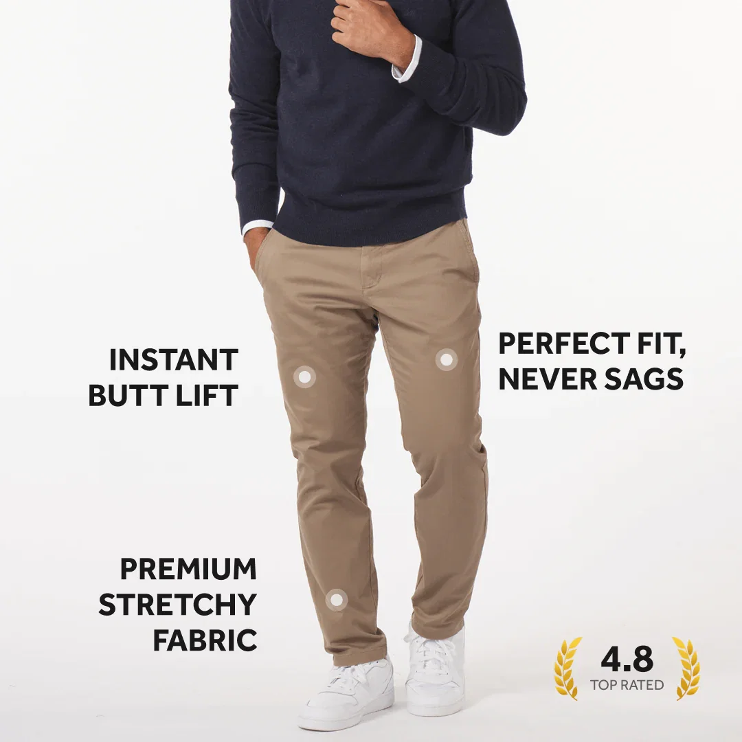 Image of Feel Good Dark Khaki Chinos