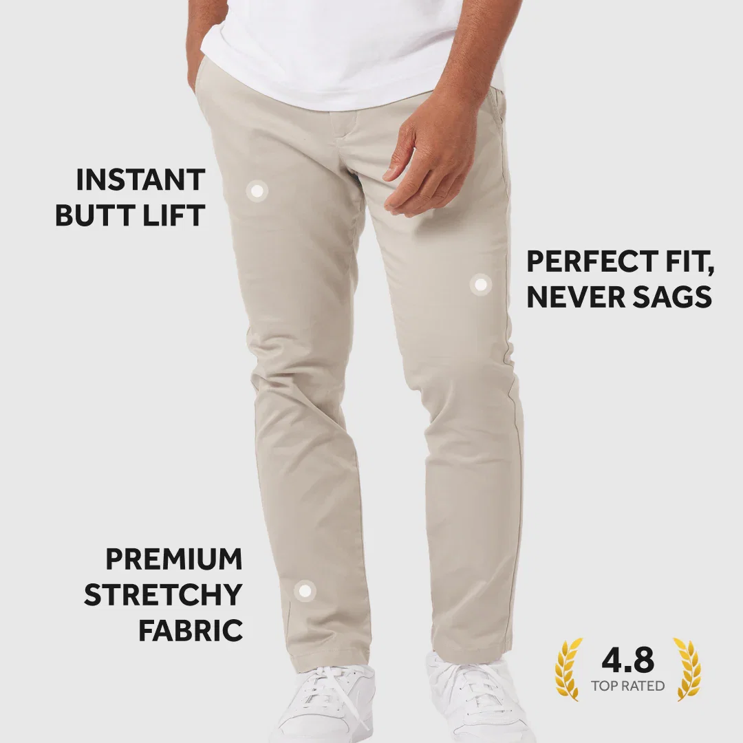 Image of Feel Good Light Khaki Chinos