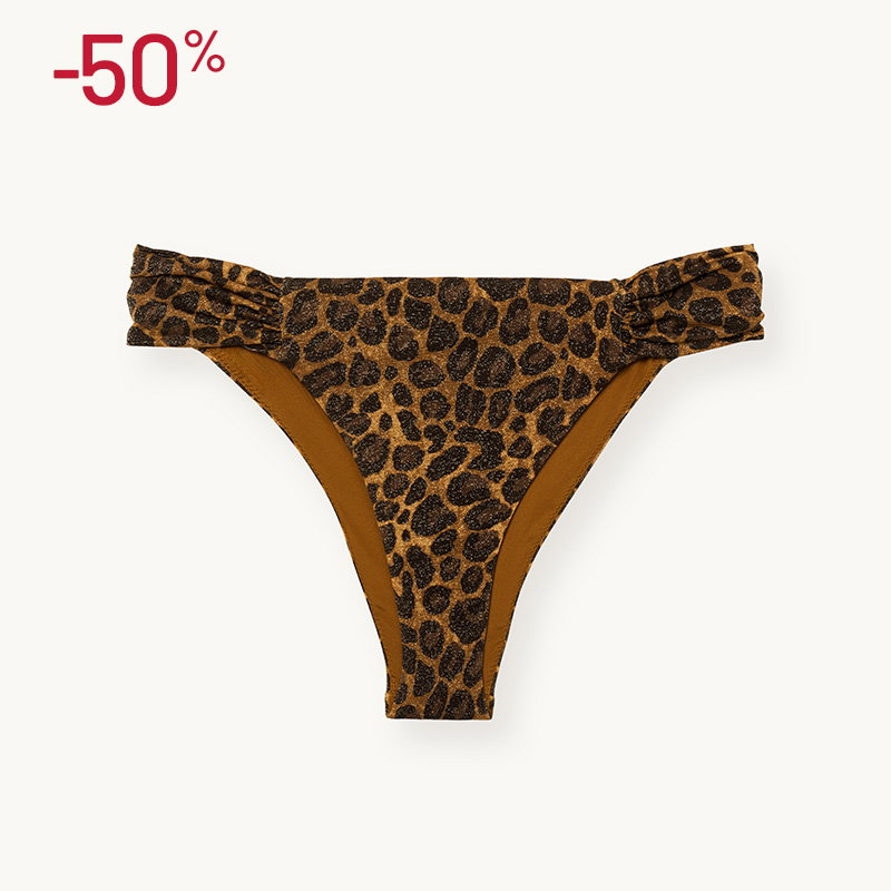Slip Fianco Basso Arricciato Safari