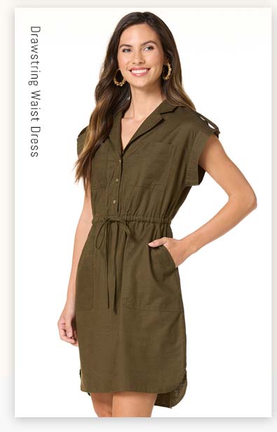 Shop Drawstring Waist Dress