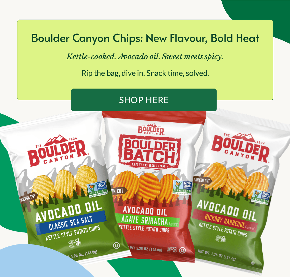 PRODUCT BANNER / Boulder Canyon Chips