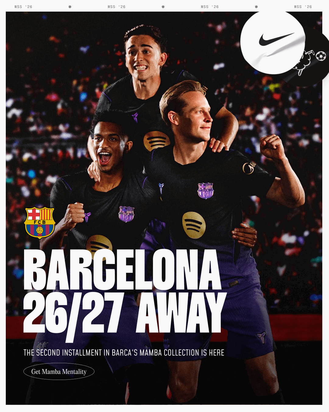 NEW Nike FC Barcelona x Mamba 26/27 Away Collection