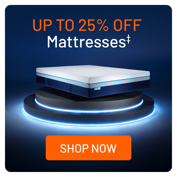 Up to 25% off mattresses