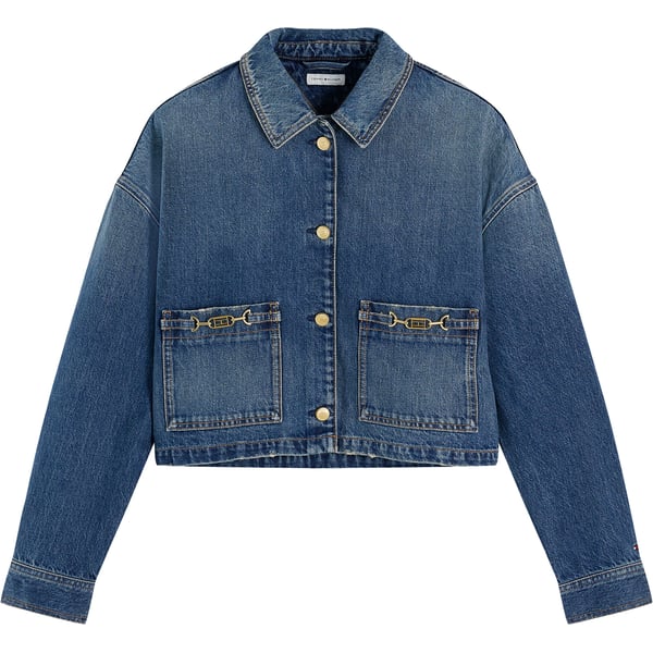 Spijkerjas Cropped Jacket Jeans Light