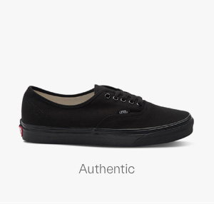 Vans Authentic Sneakers in All Black