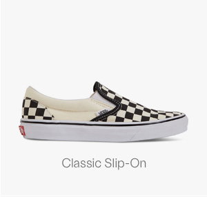 Vans Classic Checkerboard Slip-Ons