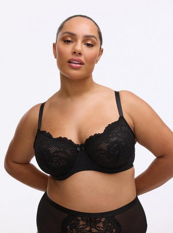 Nightfall Balconette Lace Bra