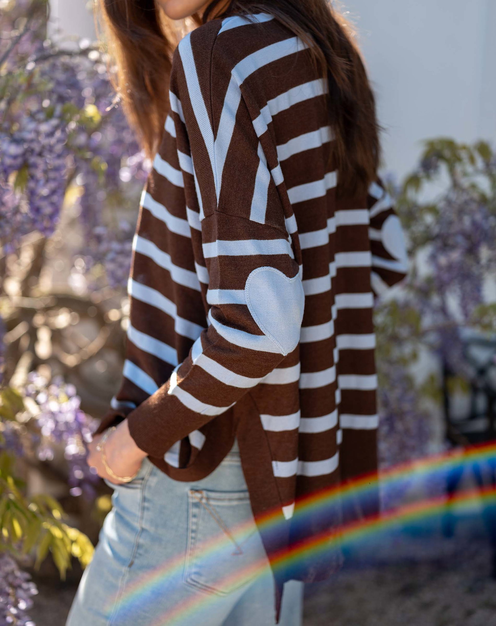 Amour Sweater Chocolate Icing Blue