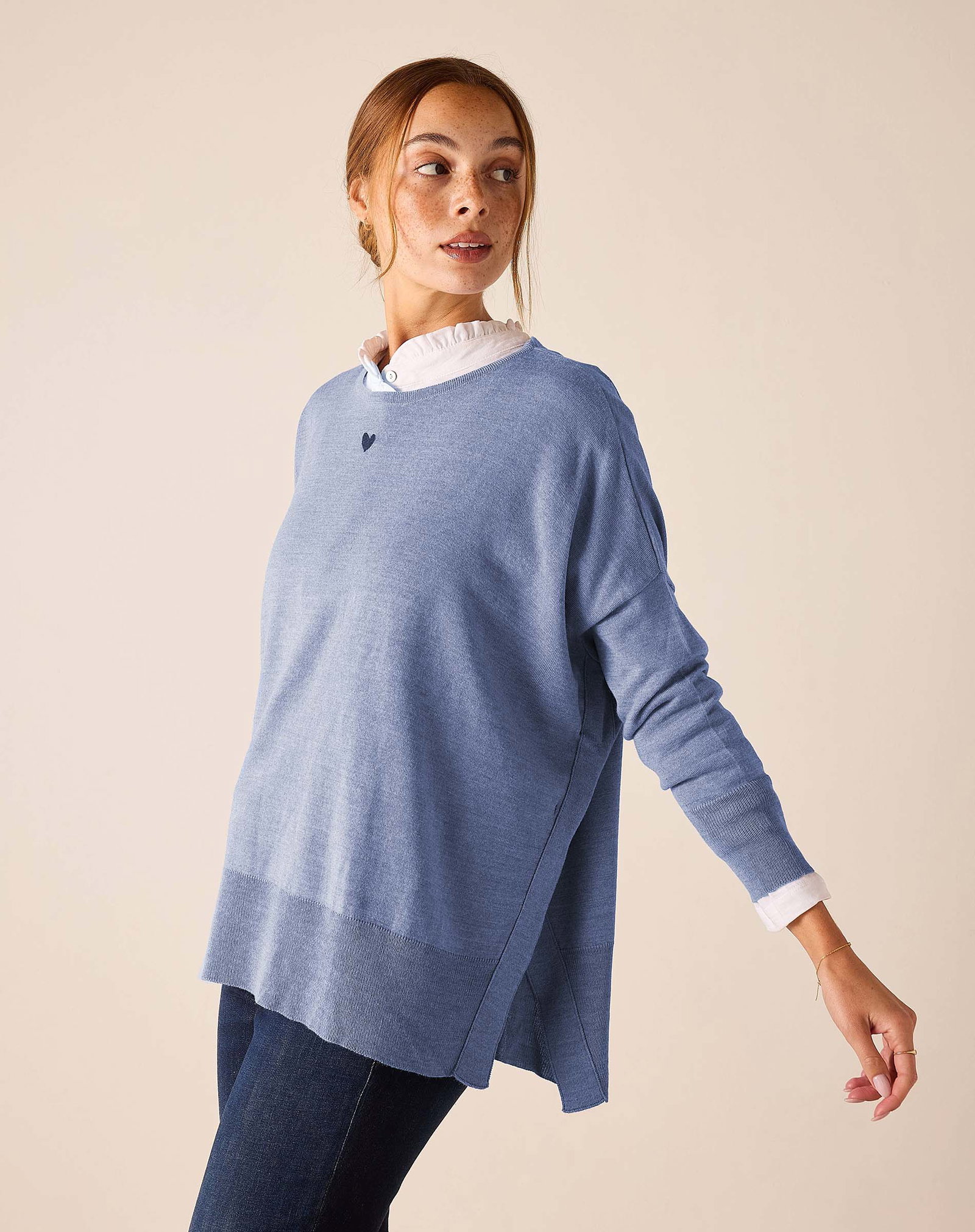 Amour Sweater Ocean Blue