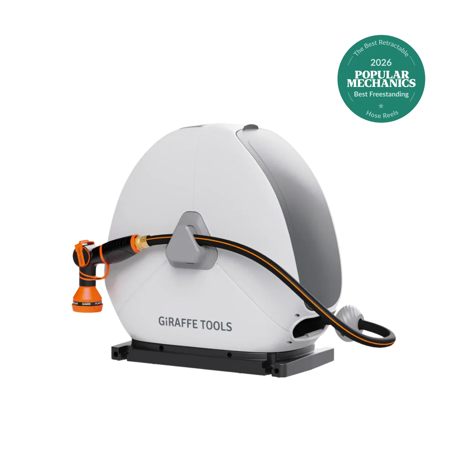 Ground-Mounted Retractable Hose Reel 82ft-130ft
