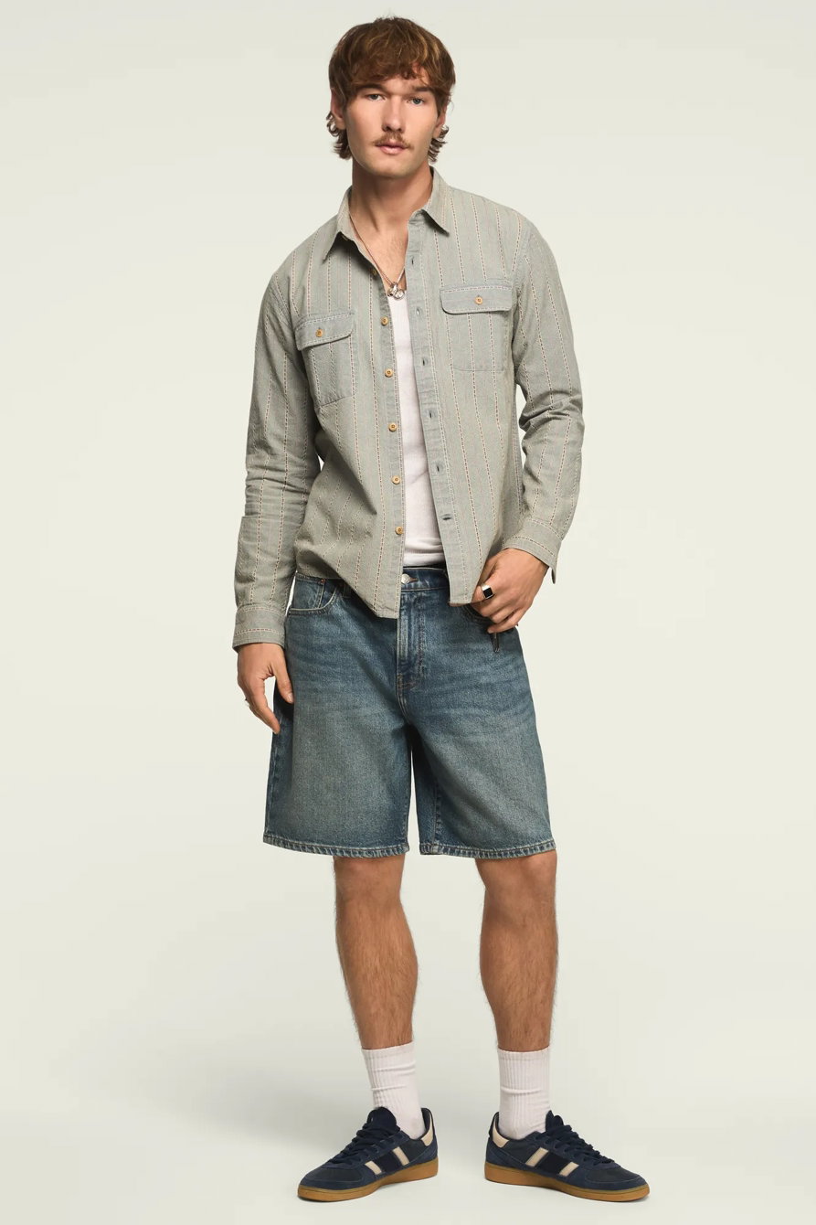 Image of Lucky Brand Loose Short - Men's Shorts Denim Jean in Exozone