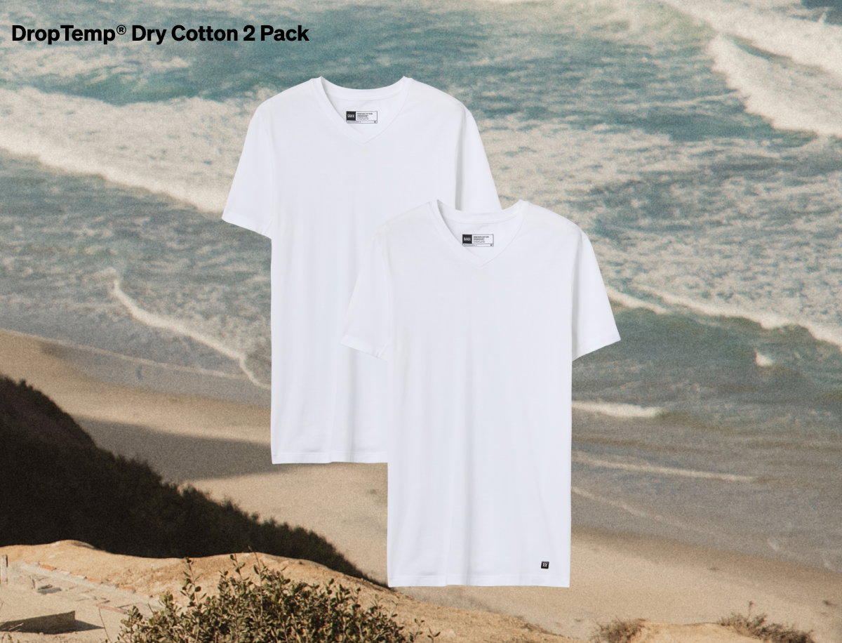 DropTemp® Cooling Dry Cotton V-Neck Undershirt