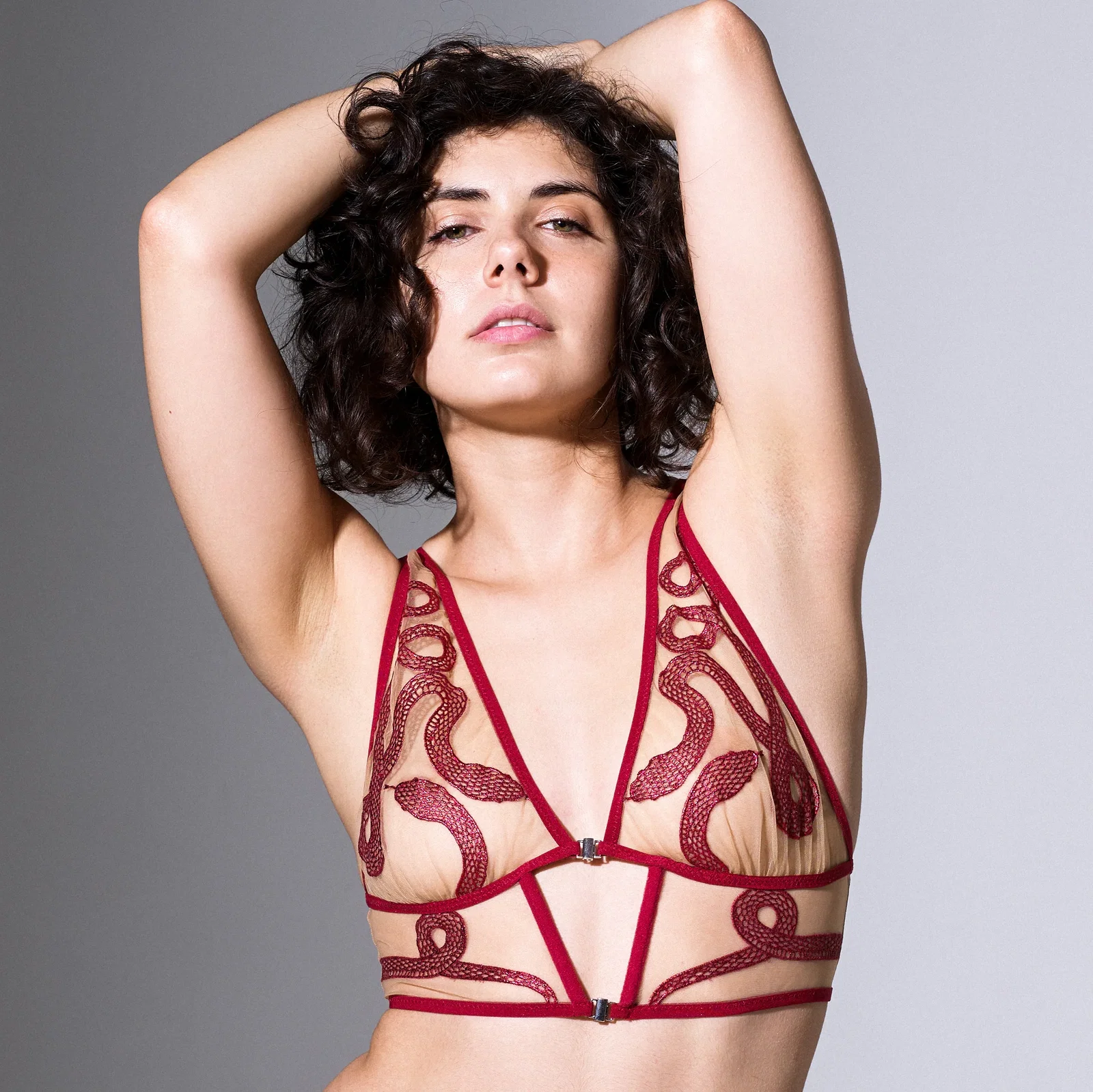 Image of Medusa Bralette - Oxblood - Available in Multiple Nudes - FINAL SALE