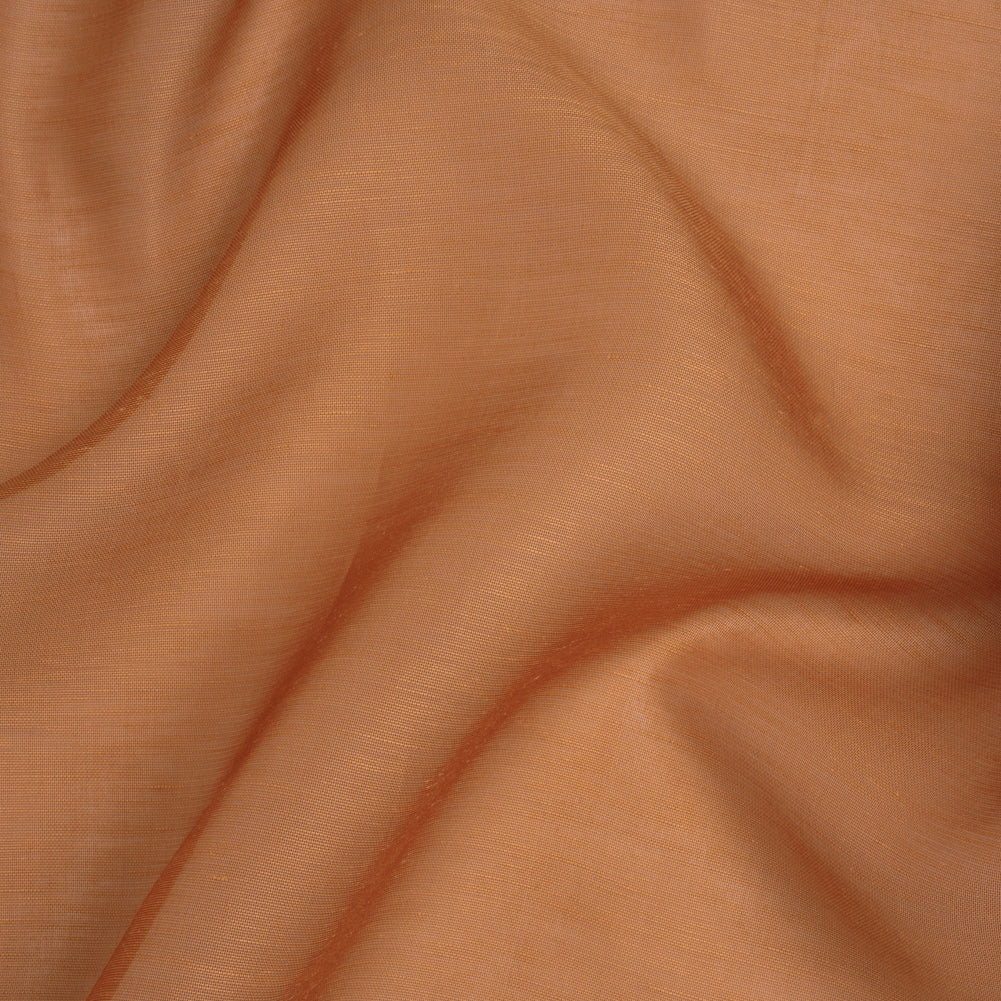 Image of Linen and Silk Organza - Sienna - Famous Australian Designer Deadstock