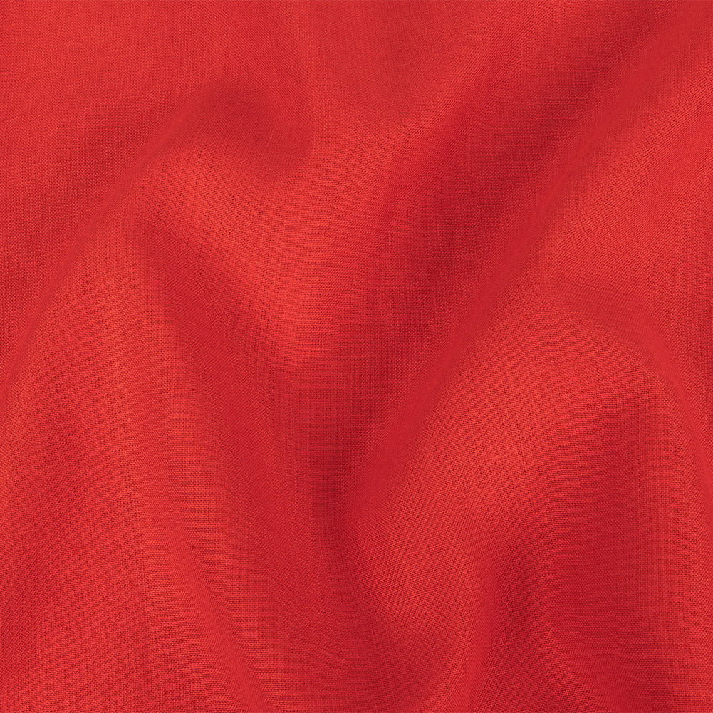 Image of Medium Weight Linen Woven - Red - Grasmere Collection