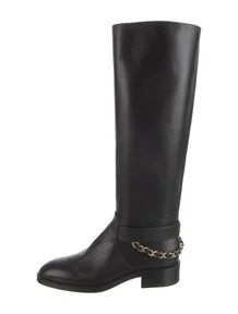 2022 Interlocking CC Logo Riding Boots