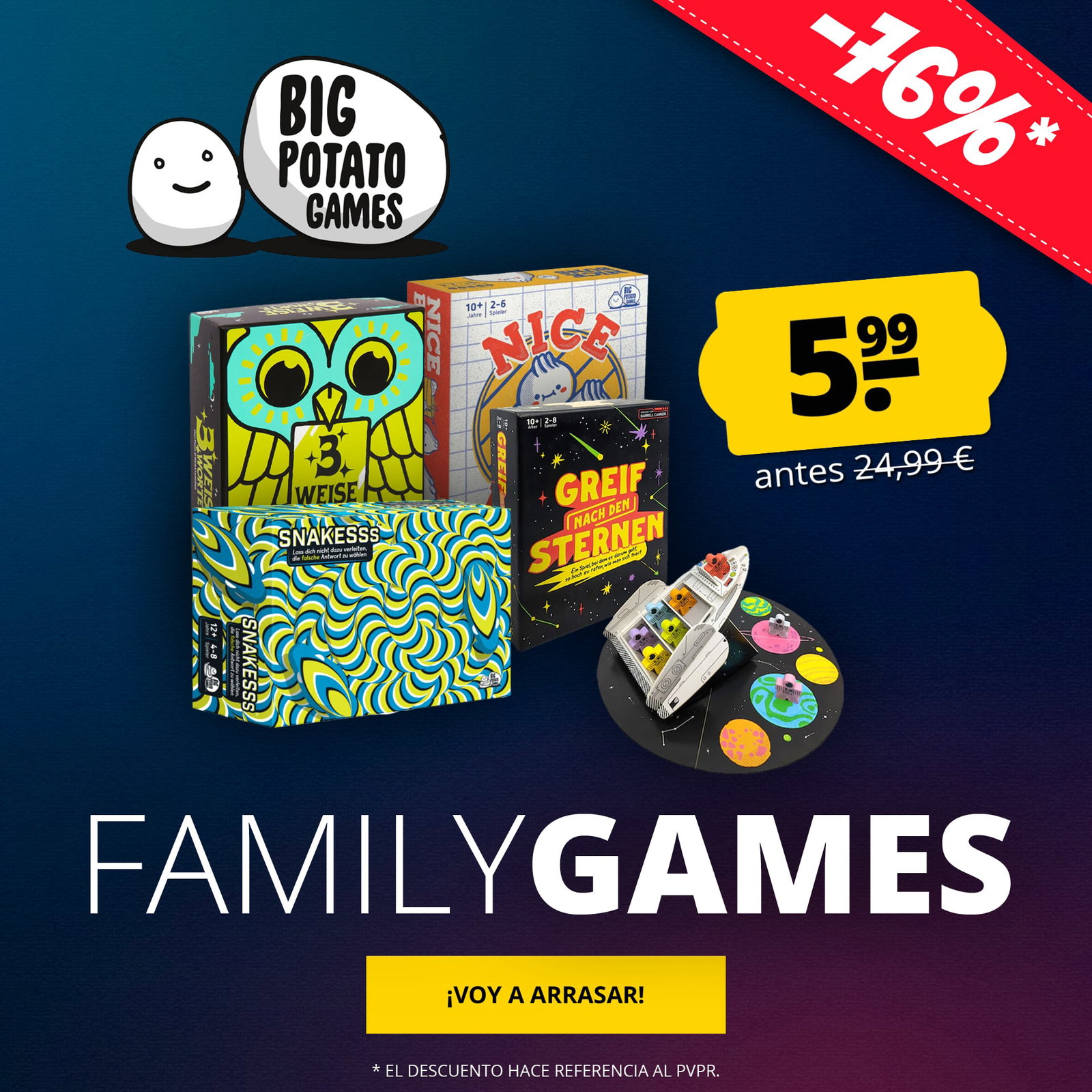 big potato games 3 weise worte juego de fiesta familiar