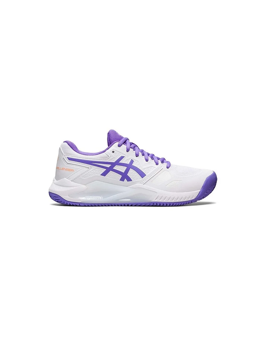 Asics Gel-Challenger 13 Clay Blanco Y Morado Mujer 1042A165-104
