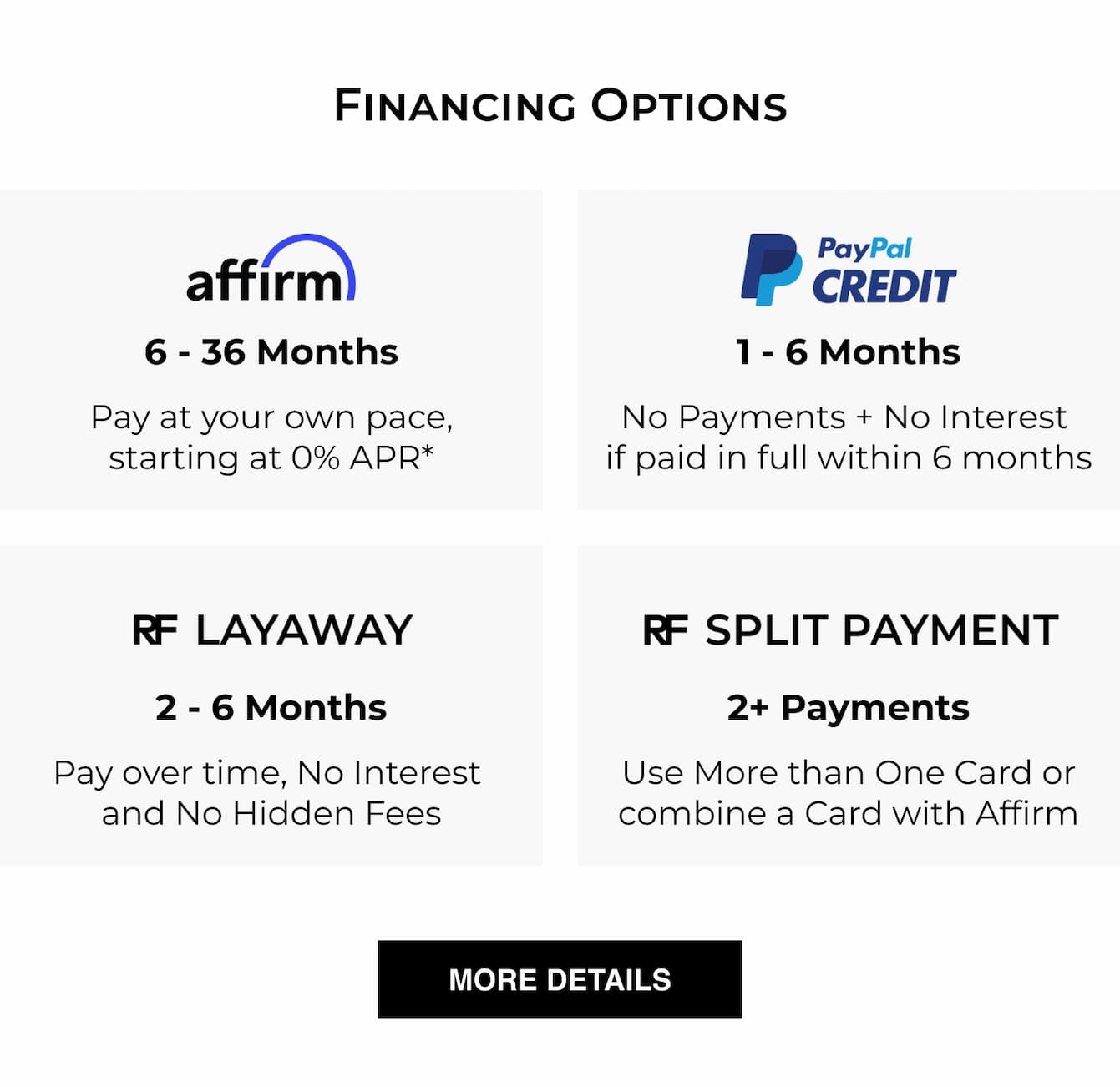 FInancing Options