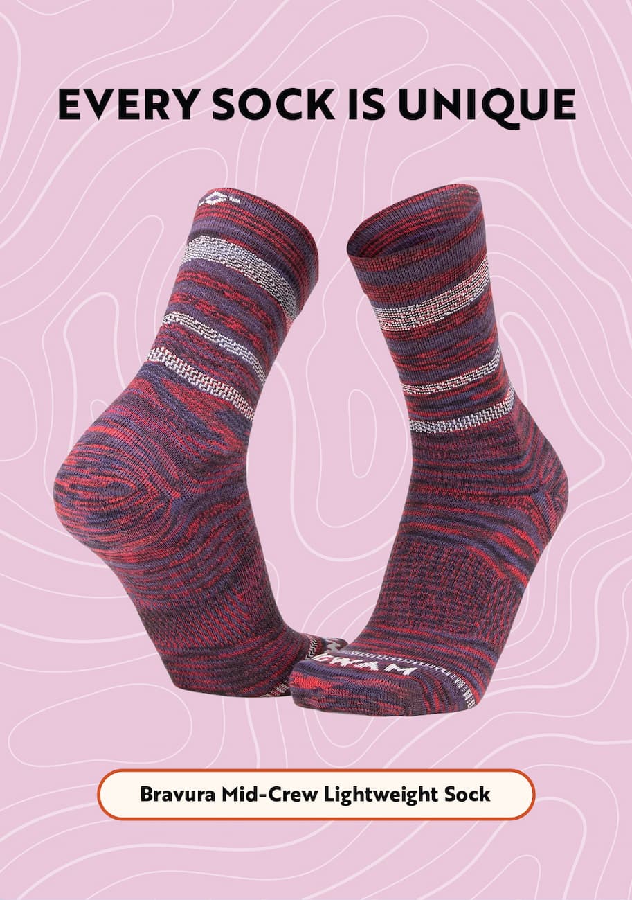 Bravura Mid-Crew Lightweight Sock